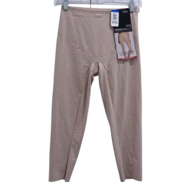 NEW Miraclesuit Flexible Fit Extra Firm Shaping Legging Warm Beige Size XL 2902 - Picture 1 of 6